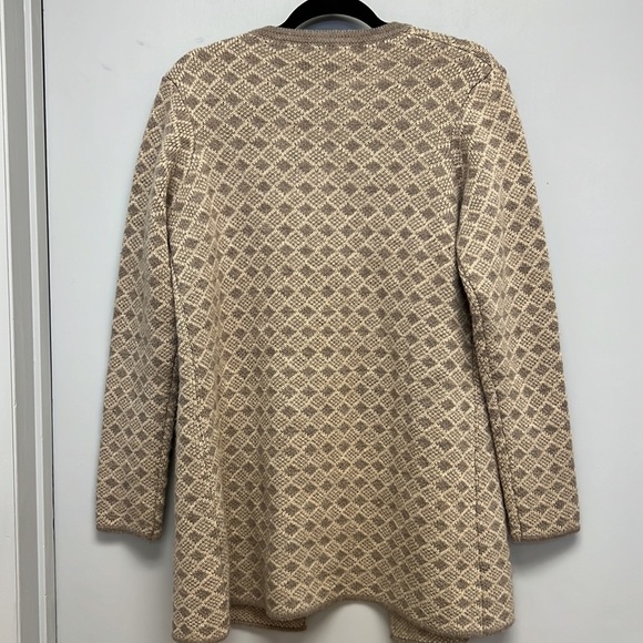 Cocogiò Italy Wool Blend Open Cardigan - Picture 3 of 5